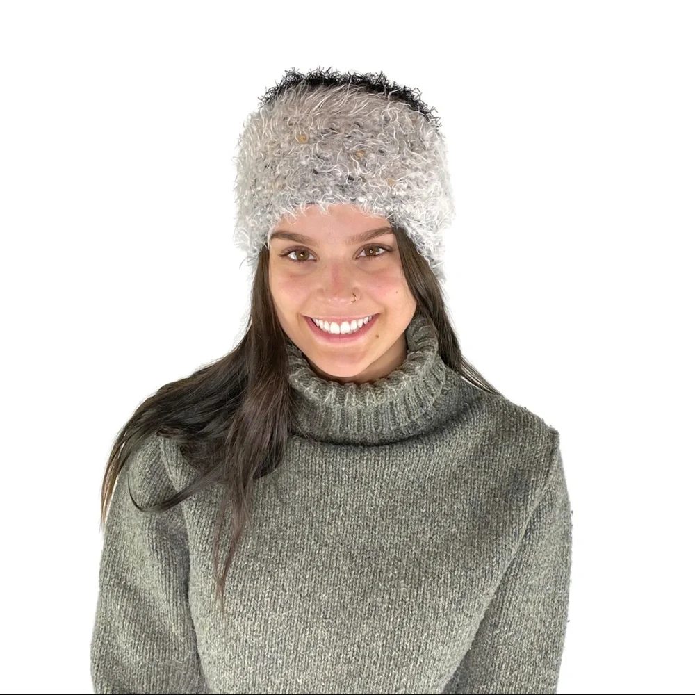 Handmade Heavy Knit Multi Color Cold Weather Hat